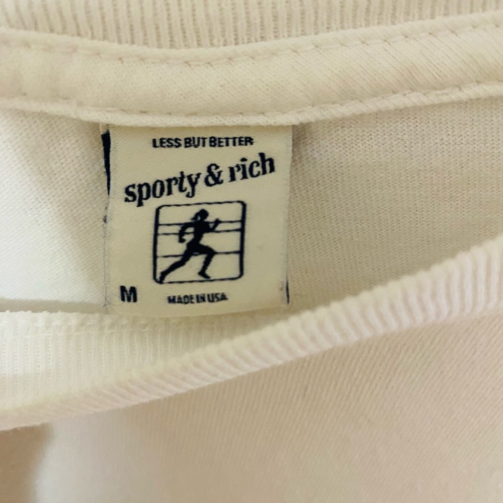SPORTY & RICH SUN CLUB TEE - Picture 3 of 3